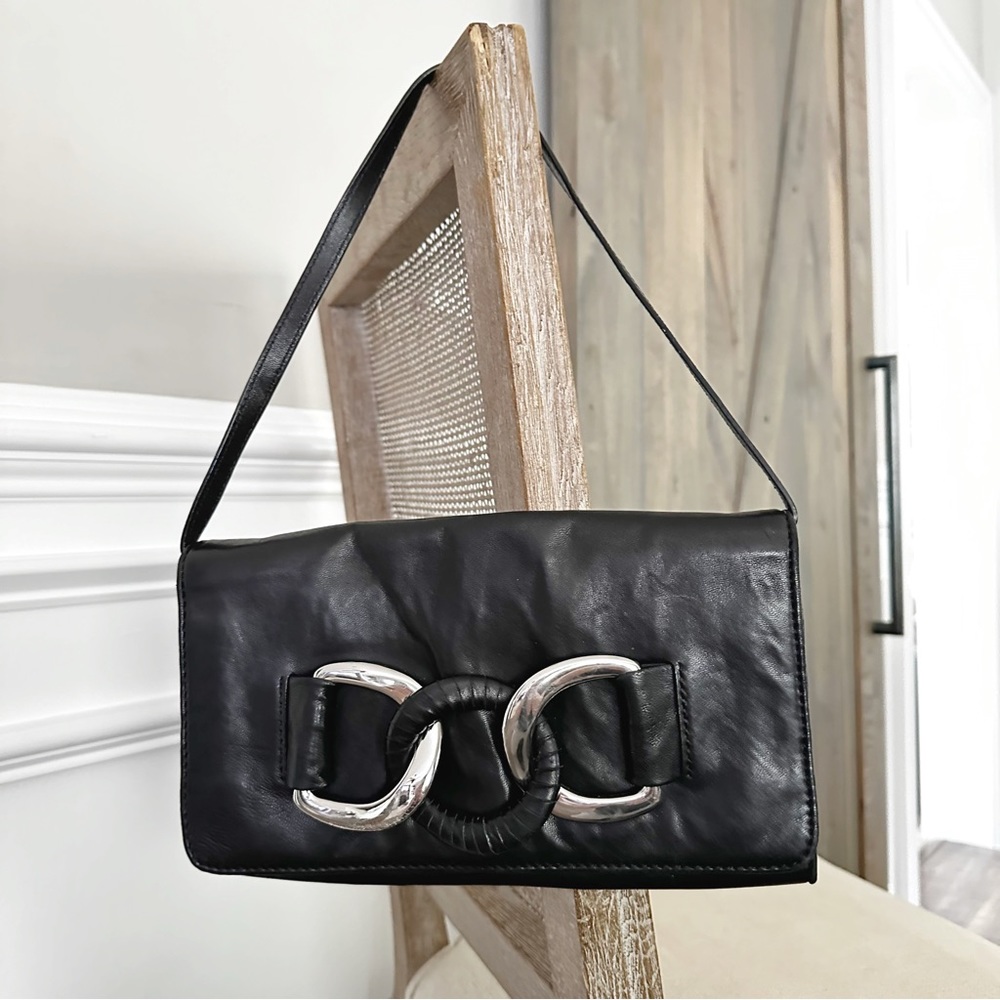 Michael Kors ID Chain Leather Clutch - Picture 12 of 12